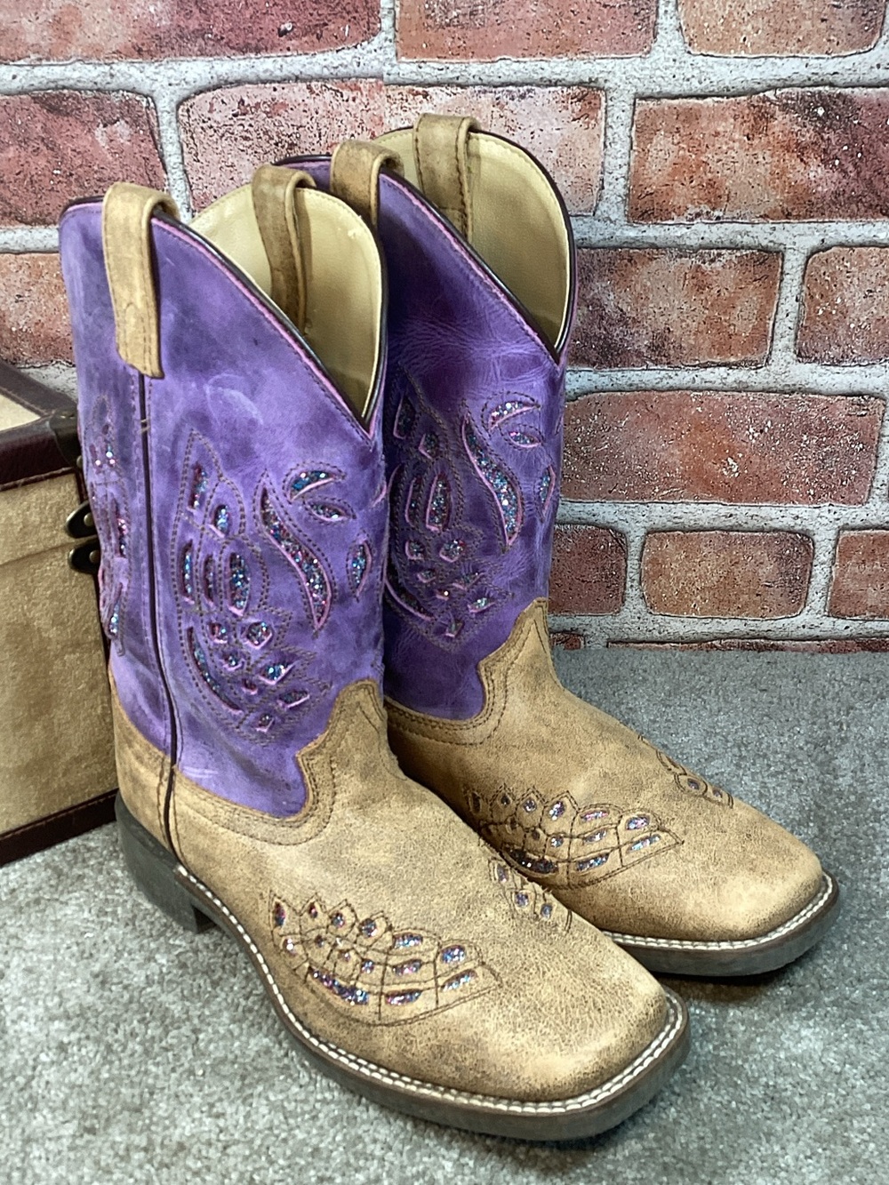 Smoky Mountain Kids Trixie Western boots big girls size 6